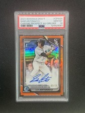 2024 Bowman Draft Sam Antonacci 1st True Orange Refractor Auto /25 PSA 10 #CPASA