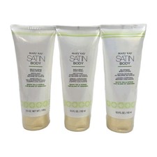 NEW Mary Kay Satin Body White Tea  Citrus 6.5 Oz Wash, Scrub, Lotion Set Of 3
