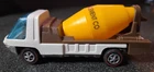 Vintage Hot Wheels Redlines Heavyweights WHITE Cement Truck RESTORED