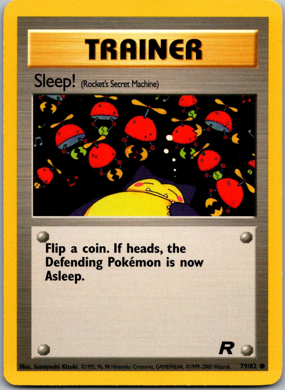 Sleep! (Rocket's Secret Machine) Common Team Rocket 79/82 NM