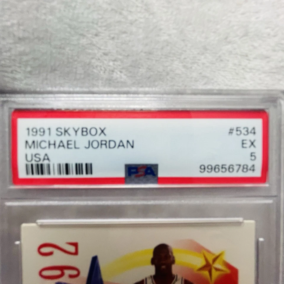 USA Michael Jordan Signed Jersey Blue Dream Team Autographed COA W/PSA CARD - Image 3 of 4