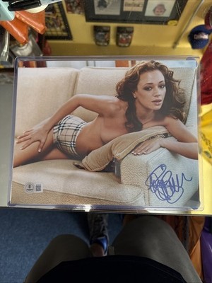 Leah Remini signed Foto Autogramm Beckett BAS COA | King of Queens Schauspielerin