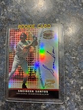 2001 Bowmans Best Certified Autographs Sneideer Santos Autograph Arizona
