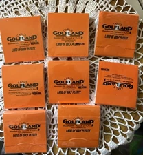 Carl's Golfland Golf Tees Brand New In Box Orange 15 - 4 Packs Sealed