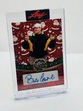 2025 Leaf Metal Happy Holidays BILL COWHER Authentic Auto Autograph 2/2 🔥