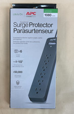 APC Surge Protector 1080 Joules SurgeArrest Essential PE610 10ft Power Cord