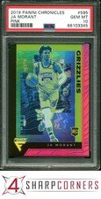 2019 PANINI CHRONICLES PINK PRIZM #595 JA MORANT RC PSA 10