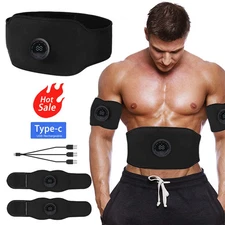 2025 Muscle Stimulator EMS Ab Trainer Tens Unit Portable Stimulater Abs Massager