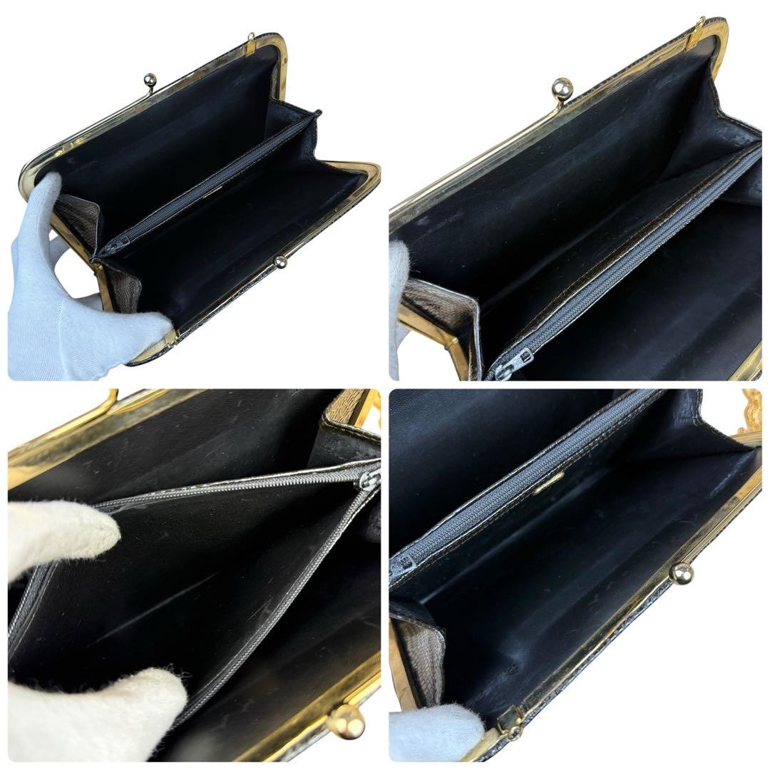 [Excellent Condition] FENDI Python Print Logo Emb… - image 7