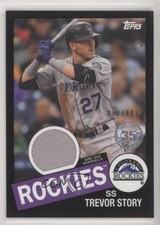 2020 Topps 1985 Baseball Relics Series 2 Black 67/199 Trevor Story #85TR-TS qf8