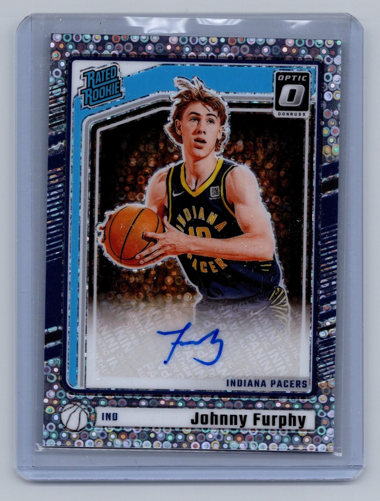 2024-25 Donruss Optic #312 Johnny Furphy Fast Break Auto Rated Rookie
