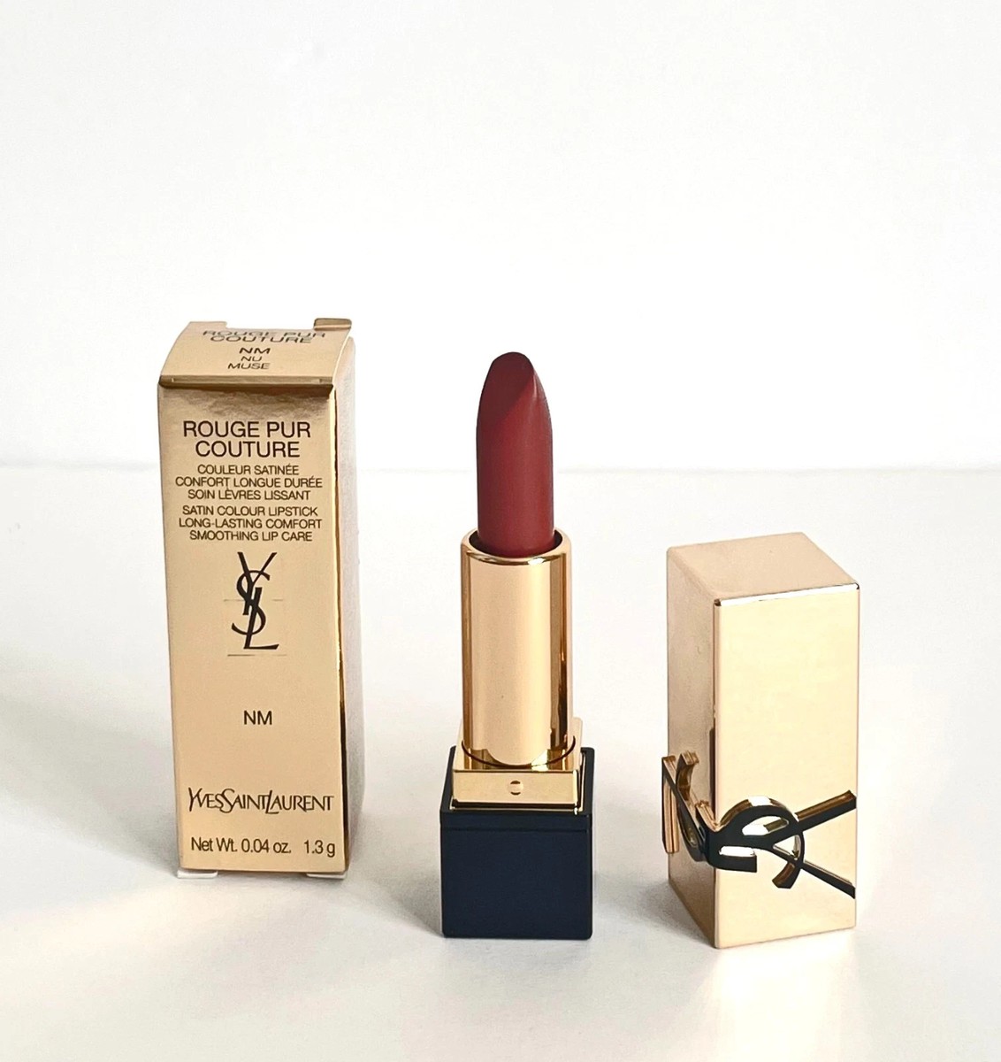 2X Yves Saint Laurent YSL Rouge Pur Couture Lip Lipstick NM NU