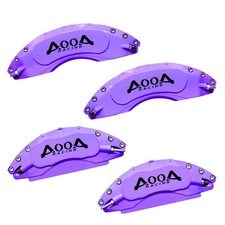 Purple Black Logo Brake Caliper Covers 2025 Dodge Charger Daytona R/T Front Rear