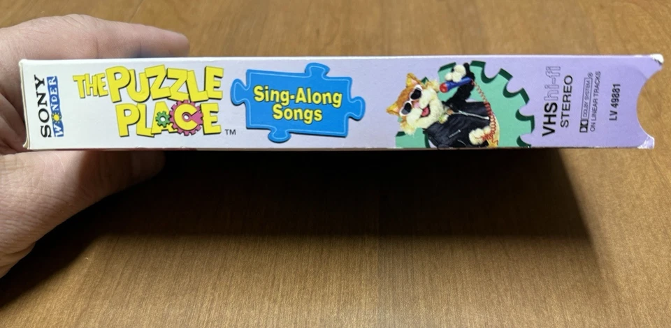 TESTED The Puzzle Place Sing Along Songs VHS Tape 1996 Lancit Media Sony Wonder - Image 3 of 4