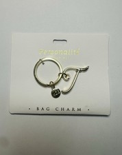 Personalite Marina De Buchi Gold Tone Bag Charm Key Ring Key Chain T