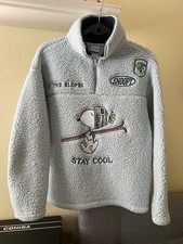 Peanuts / Snoopy women s Sherpa Pullover Sherpa light Blue size XS