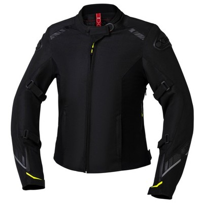 iXS Carbon-ST Textiljacke Damen schwarz Wasserdicht Motorradjacke