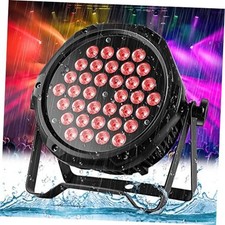Outdoor Waterproof LED Stage Lights Par Can Light Uplighting, RGB 3-in 1 Pack