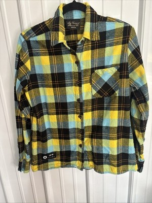 Vermont Flannel Company X Lone Pine Brewing Co Ladies Medium EUC