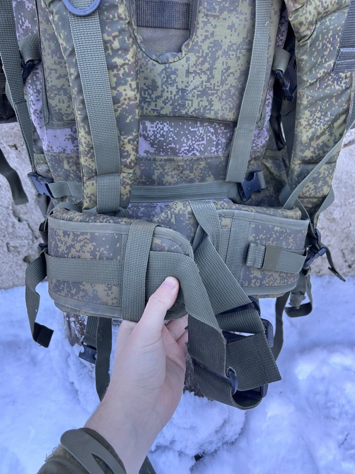 Large 60L Russian Army raid backpack with pouches, EMR camo, Ratnik | eBay
