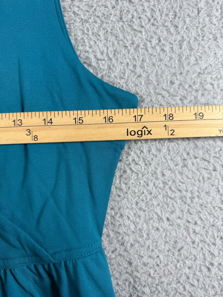 NEW Eddie Bauer wrap dress womens size Small Rain Stretch - Image 2 of 4