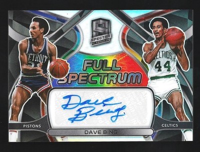 2021-22 Panini Spectra Dave Bing Full Spectrum Signatures Auto 28/49
