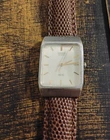 Classic Men’s Vintage Rectangular Brown Strap SEIKO 59Y5-5010