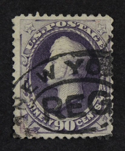 CKStamps: US Stamps Collection Scott#218 90c Perry Used CV$250