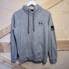 Under Armour Men's Medium New Freedom Flag Hoodie Coldgear