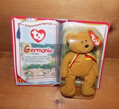 Germania The Bear Ty Teenie Beanie Retired