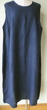 FLAX Designs LINEN Maxi DRESS Slipster 1G 2G 3G NWT MIDNIGHT