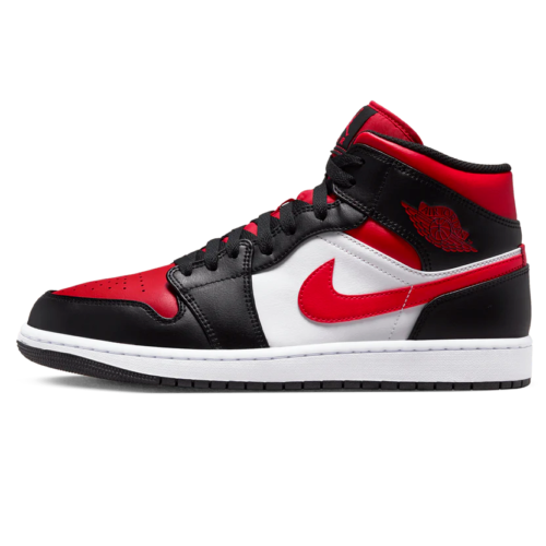 JORDAN 1 MID (554724-069)ジョーダン1 赤黒 26.5 Air Jordan 1 Mid Bred Sneaker 554724-079 Men's Size 7.5 / Women's