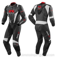 SUZUKI Damen Lederkombi Männer Leder Bikeranzug Rennen Motorrad Lederjacke Hose