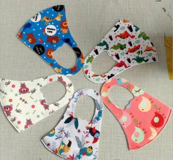 5 pk Kids 3D Face Mask Washable Reusable Cover Protection Children Toddler - Image 3 of 4