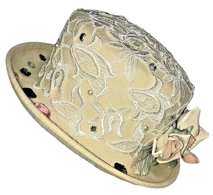 Lace Original Vintage Hats for Women
