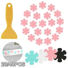 Non Slip Flower Stickers Decals Tape Mat for Bath Tub Stairs Shower Appliques