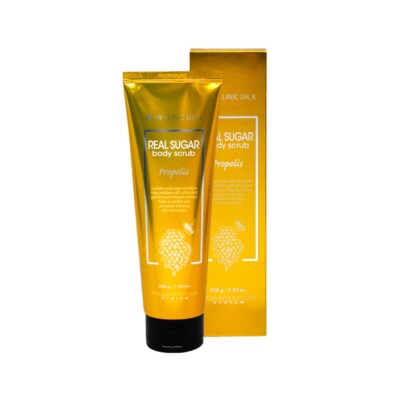 3W Clinic DR.K Real Sugar Propolis Body Srub Hypoallergenic 200g 7.05oz KB026