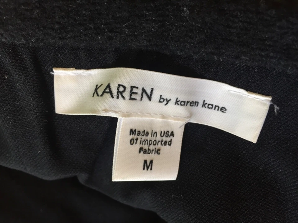 Saia Vintage KAREN KANE Tamanho M Média Mescla de Lã do Sudoeste Forrada Feita nos EUA - Imagem 2 de 4