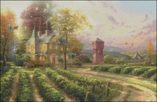 Needlework Crafts Full Embroidery Counted Cross Stitch Kits Abundant Harvest