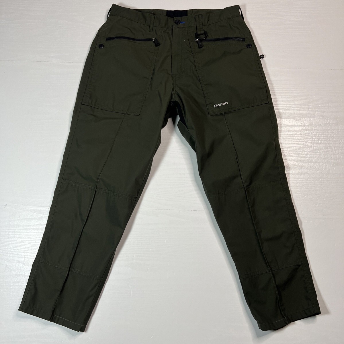 Rohan Cargo Pants Mens Actual 32x26 Green Creased | eBay Rohan Cargo Pants Mens Actual 32x26 Green Creased | eBay