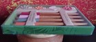 Party of 4 TABLETOPS UNLIMITED 12 pc Bamboo Chopsticks & Mushroom Ceramic Rests  — photo 7