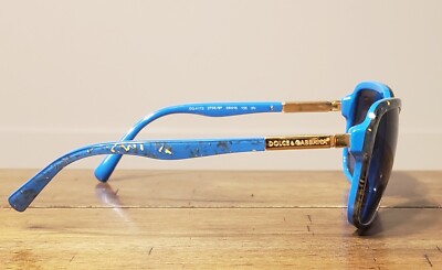 Dolce & Gabbana DG 4172 2705 8F Square Blue & Gold Gradient 