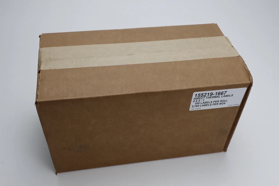 36 Rolls- 160 Per Roll 4x4 (4" x 4") Direct Thermal Zebra Labels- 1 Inch Core - Image 2 of 4