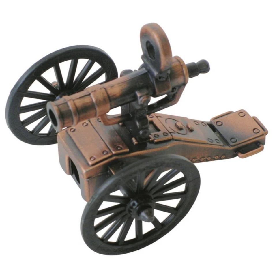 DIE CAST MINIATURE BY JOH. VOGLER GMBH Gatling-Kanone, Bleistiftspitzer (nicht schussfähig)