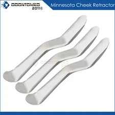 3 Pcs Minnesota Cheek Retractor Surgical Dental Instrument 