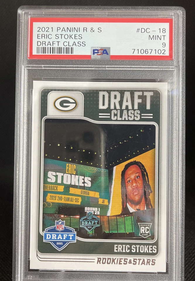 2021 Rookies and Stars Eric Stokes Draft Class  Green Bay Packers - Image 2 of 4