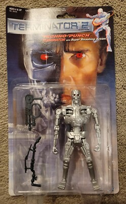 Vintage 1991 Kenner TERMINATOR 2 w/ Techno-Punch Action Figure