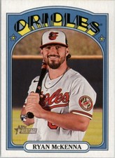 Ryan McKenna RC 2021 Topps Heritage High Number #525 Baltimore Orioles Rookie