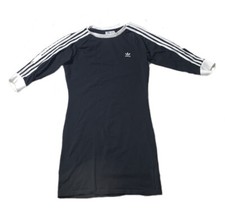 Preowned- Adidas Kids Striped Athlesiure Dress Girls Size L 