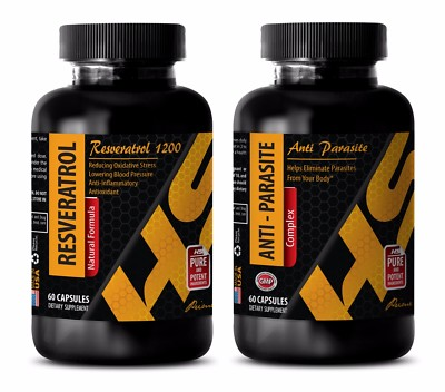 #ad #ad Blood pressure health RESVERATROL – ANTI PARASITE COMBO black walnut hull $32.65